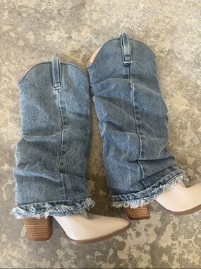 Steve Madden Denim Cowboy boots